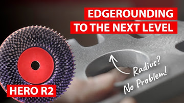 Deburring disc HERO R2 - Highest edge rounding at maximum feed rate