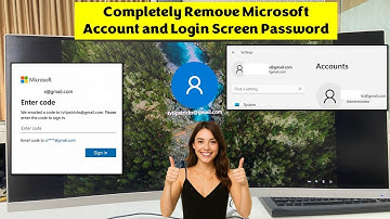 How to Completely Remove Microsoft Account and Login Screen Password from Windows PC