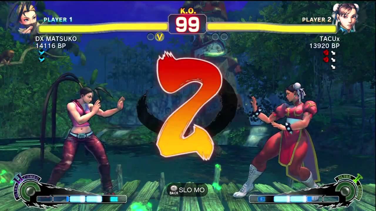 DX MATSUKO [Ibuki] vs TACUx [Chun] 1/2 SSF4 Japanese Online Ranked Matches - TRUE-HD