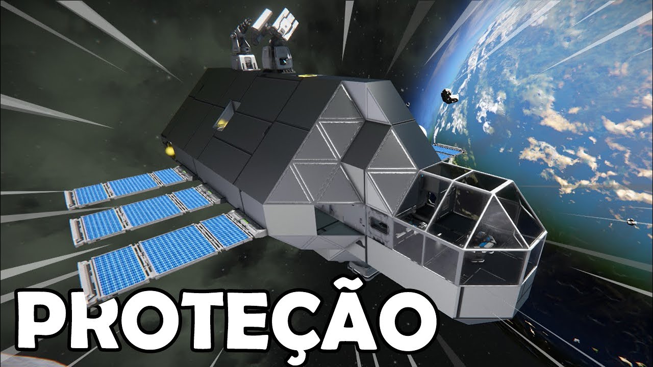 SISTEMAS DE DEFESA DA NAVE!!! - SPACE ENGINEERS T01-EP10 (PT-BR) - YouTube