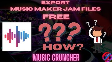 How to convert any music file to Mp3, Wav or other formats for free: Music Maker Jam export tutorial