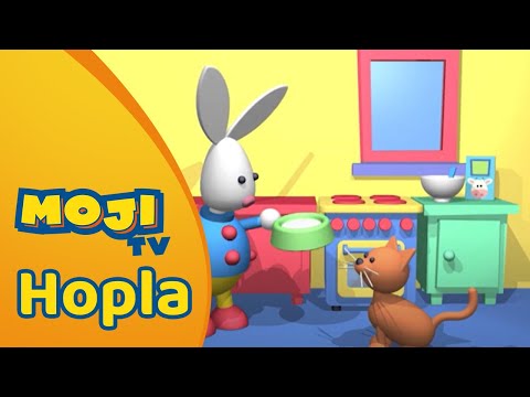 KAT HEEFT HONGER 🐈 | HOPLA 🐇 | Nederlandse Kinderseries | MojiTV