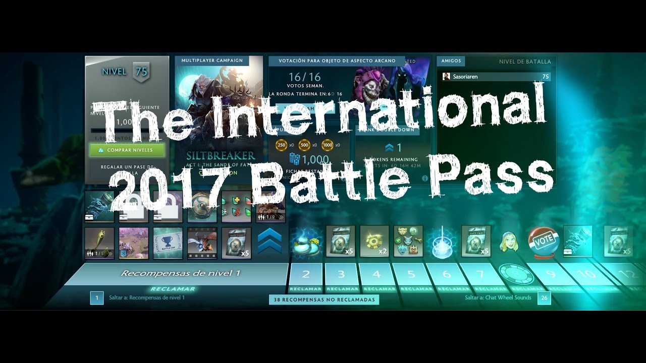Dota 2 The International 2017 Battle Pass Youtube