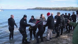Archeologists Excavate Ancient Canoe From Lake Mendota