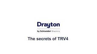 Drayton Installer Training Series: The Secrets of Drayton TRV 4 Thermostat Radiator Valve