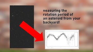 Tracking an Asteroid – Measuring Its Rotation from Your Backyard!