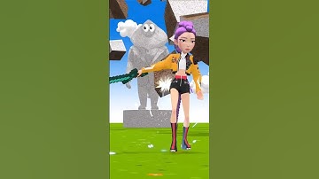 Help RUMI win Sculpting Challenge vs Zoey and Mira and Jinu in Kpop Demon Hunters Funny Animations