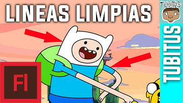 Cómo hacer lineas LIMPIAS en Adobe Flash, tutorial de dibujo en Flash