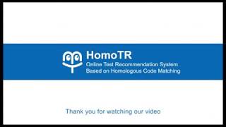 HomoTR: Online Test Recommendation System Based on Homologous Code Matching