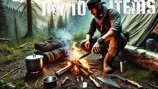 ALONE Challenge. My 10 Essential Survival Items