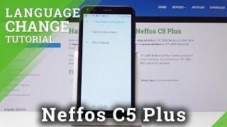 How to Change Language in TP-LINK Neffos C5 Plus - Language Settings screenshot 4