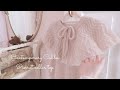 knitting vlog|ふわふわのシルクモヘアで襟付きセーターを編む日常|暮らしと編み物|knit a sweater|a day in my life| SUB