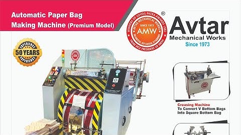 Avtar Sold / Installed One More Set Of Paper Bag Machine With 4 Clr Flexo Printing To Delhi Based Co