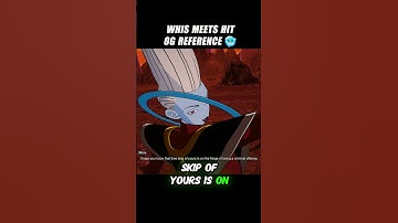 Whis Meets Hit Og Reference Lol 🥶 #crashout #whis #sparkingzero #dragonballz #dbz