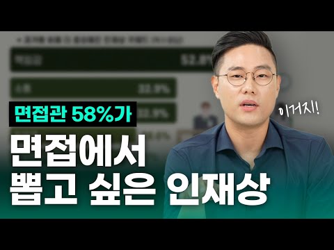 면접관 58 가 면접에서 뽑고 싶은 인재상 면발남 