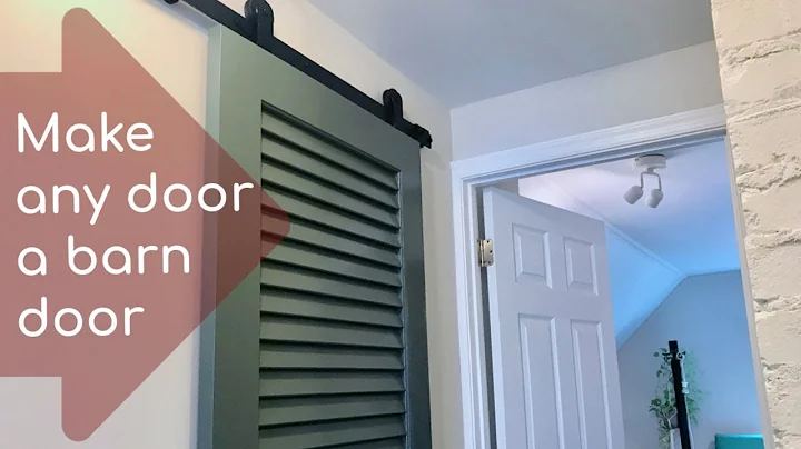 Transforme qualquer porta em uma porta de celeiro: Como instalar uma porta de celeiro em espaços pequenos