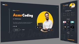 Responsive Personal Portfolio Website HTML, CSS, and JavaScript-part1
