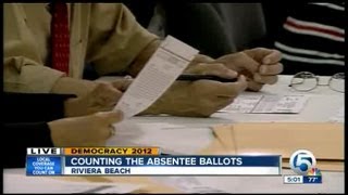 Counting the absentee ballots