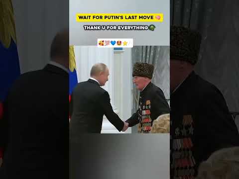 Great Leaders Always Shows Respect For Soldier|Mr.Putin Love For Soldier 🤩|#russia #putin #trending