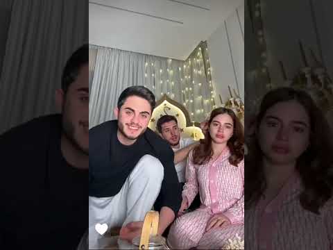 أجواء سهرة عائلة بيسان اسماعيل مع خطيبها محمود شوفو وجه نوار بسبب ماسك بيسان رح نخطب لأخي نوار 