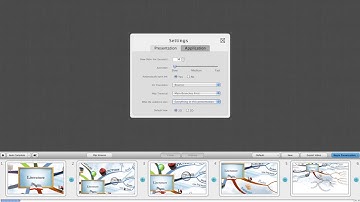 iMindMap 6 - Presentation Settings