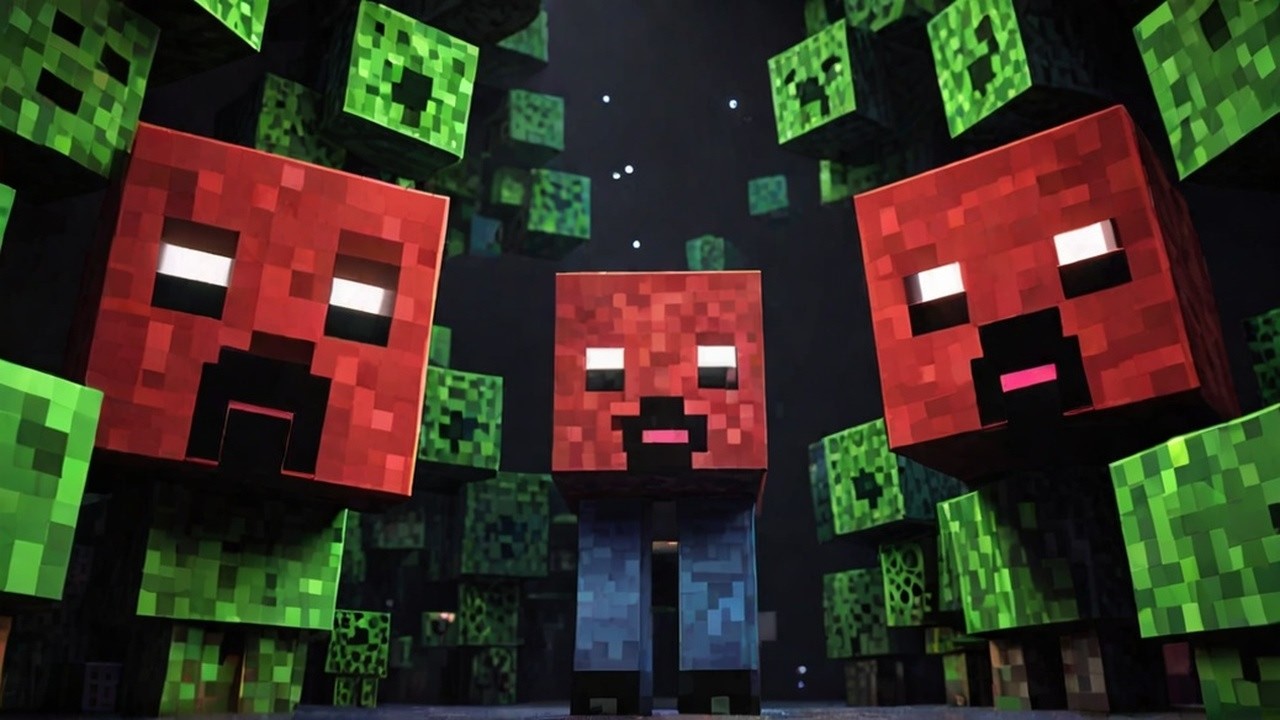 Minecraft in real life What is inside the spawn of creepers in