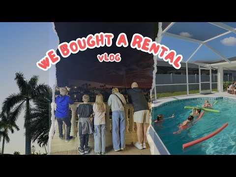 Buying our first rental property! Setup & Tour Vlog!