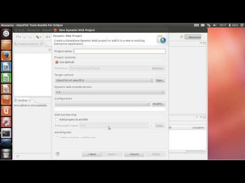Java Webアプリケーションの作成（Eclipse 3.5.1, Ubuntu 12.04）