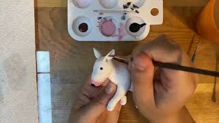 Sculpting A Dog - Miniature Bull Terrier
