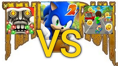 Temple Run 2 VS Sonic Dash 2: Sonic BoomSkater Rush - Endless Skateboard Game  Gameplay