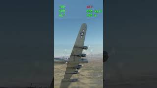 B-17E Flying Fortress with 10x more engine power #warthunder  #aircraft #plane #mods #bomber
