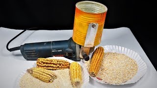 Angle Grinder Hack. How to Make a corn Grinder/mixture at Home |DIY