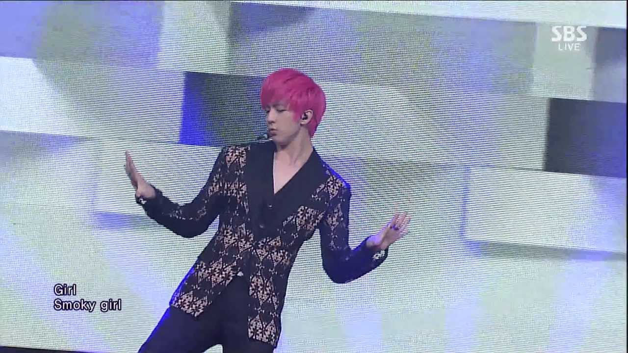 [MBLAQ] [Smoky girl] @SBS Inkigayo Популярная песня 20130617