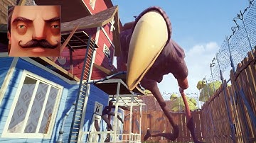 Hello Neighbor - My New Neighbor Big Hello Guest Crow Act 2 Hole Gameplay Walkthrough