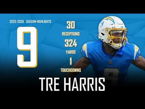 Tre Harris || 2025-2026 Los Angeles Chargers Highlights