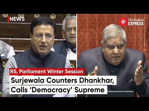 Randeep Surjewala Asserts Democratic Values During Election Commission Bill Debate | Parliament @indianexpress