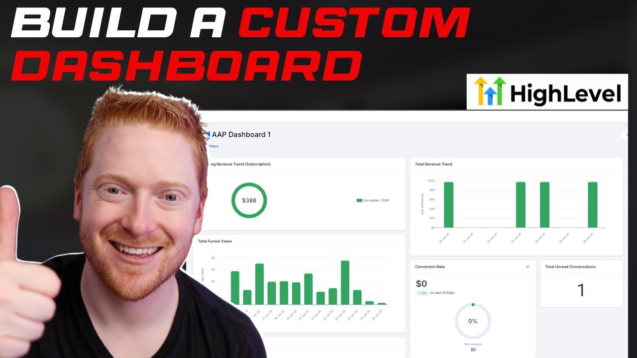 How To Build a Custom Dashboard on GoHighLevel