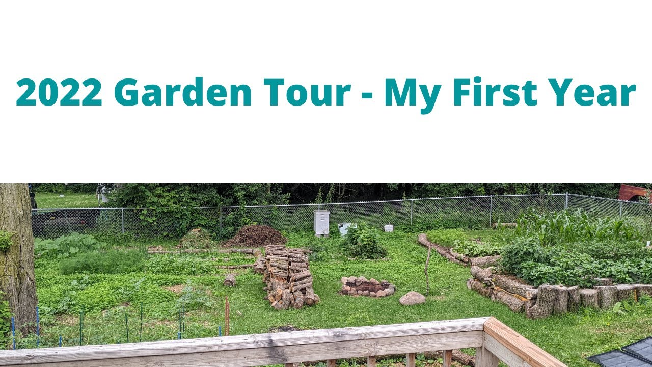 2022 Garden Tour My First Year Converting a 1/4 Acre Into A Garden