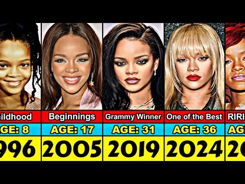 Rihanna Transformation From 1 to 36 Year Old