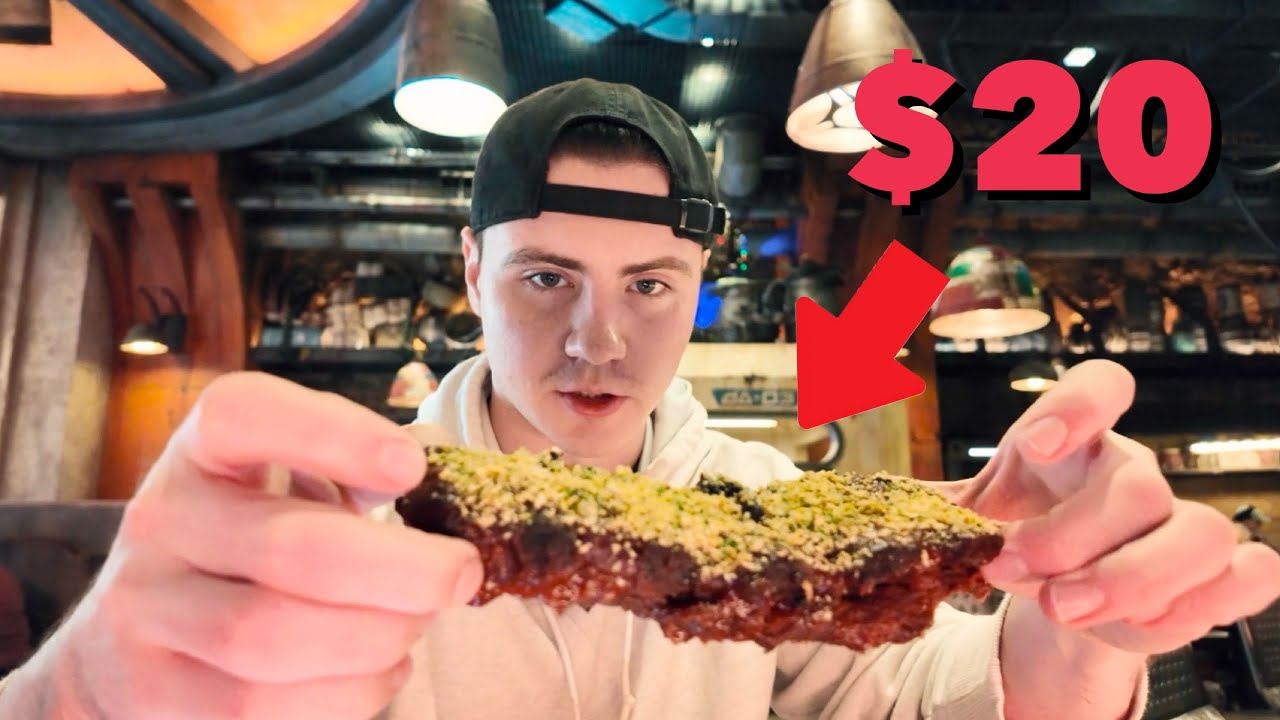 I Tried The Most Expensive Disney Quick Service Meal || Docking Bay 7 Review