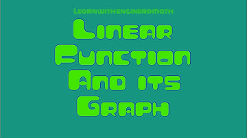 Linear Functions and Its Graph (Tagalog/Filipino Math)