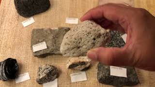 Lab trays: identify igneous rocks 2