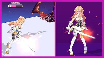 Magical Girl Run 23 💓New Game #gameplay 🔮 All Levels 3D Game Gameplay (iOS & Android)