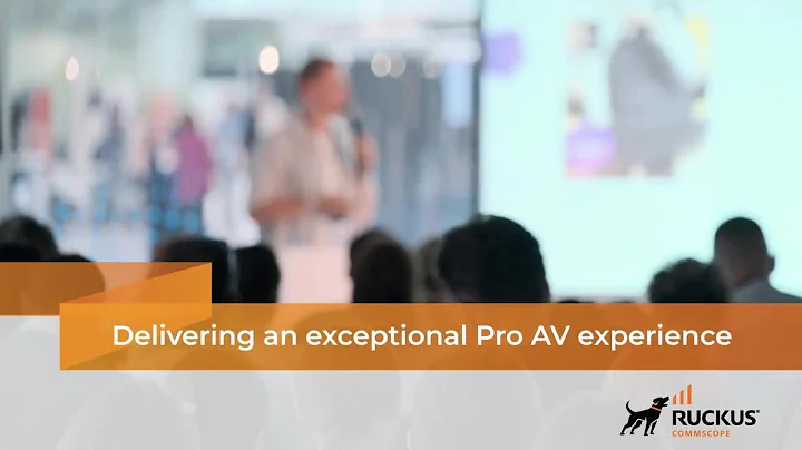 Why RUCKUS for Pro AV