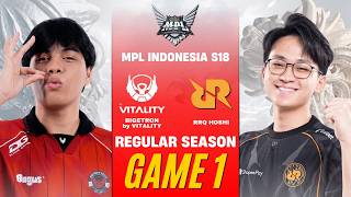 [GAME 1] BIGETRON BY VITALITY vs RRQ HOSHI MPL ID S18 REGULAR SEASON | BTR vs RRQ