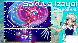 Touhou 18 - Unconnected Marketeers | Sakuya Normal 1cc