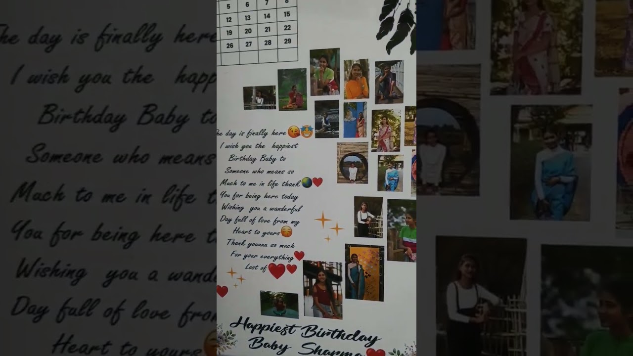 Customised Birthday Photo Frame Gift 