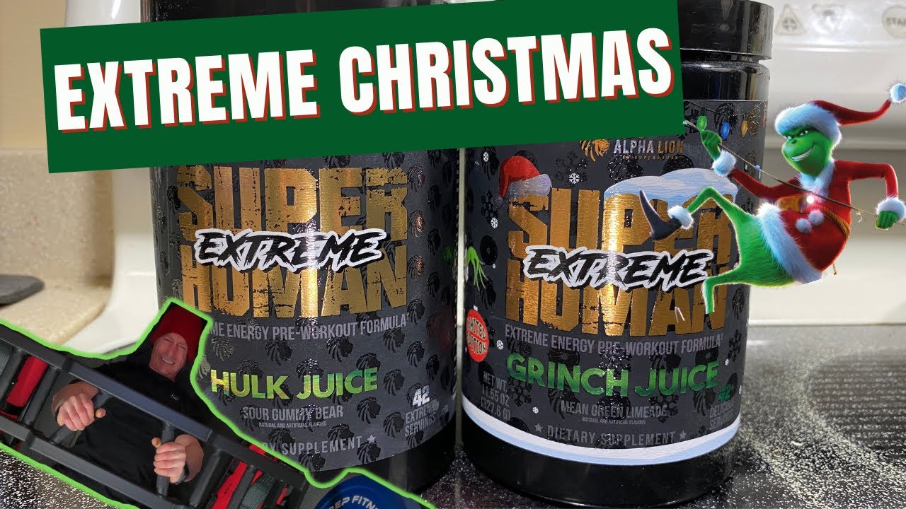 EXTREME Release | Alpha Lion Super Human Extreme Grinch Juice Pre Workout