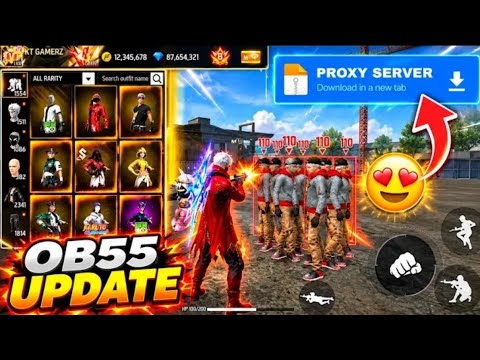 How to Download OB55 PROXY SERVER | Astute Beta damage PROBLEM FIX | Free Fire MAX