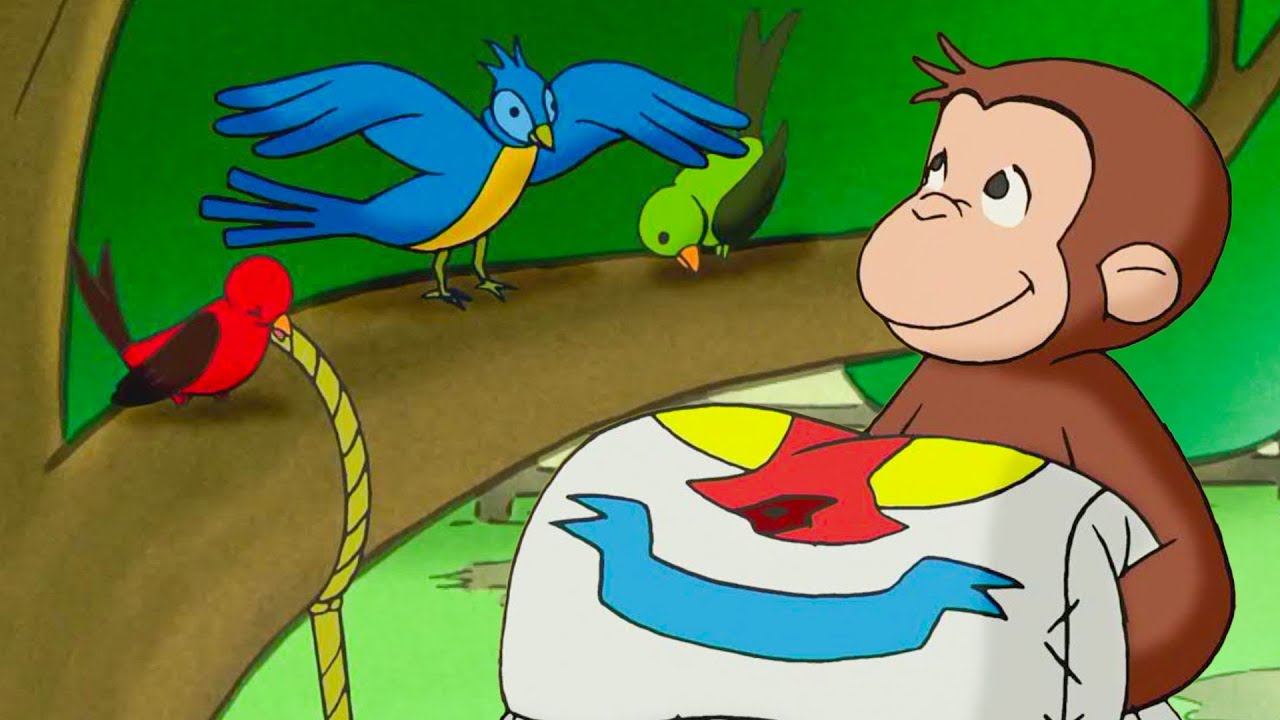 George Loves Feeding Birds! 🐦 | Curious George Compilation | Adventure & Play